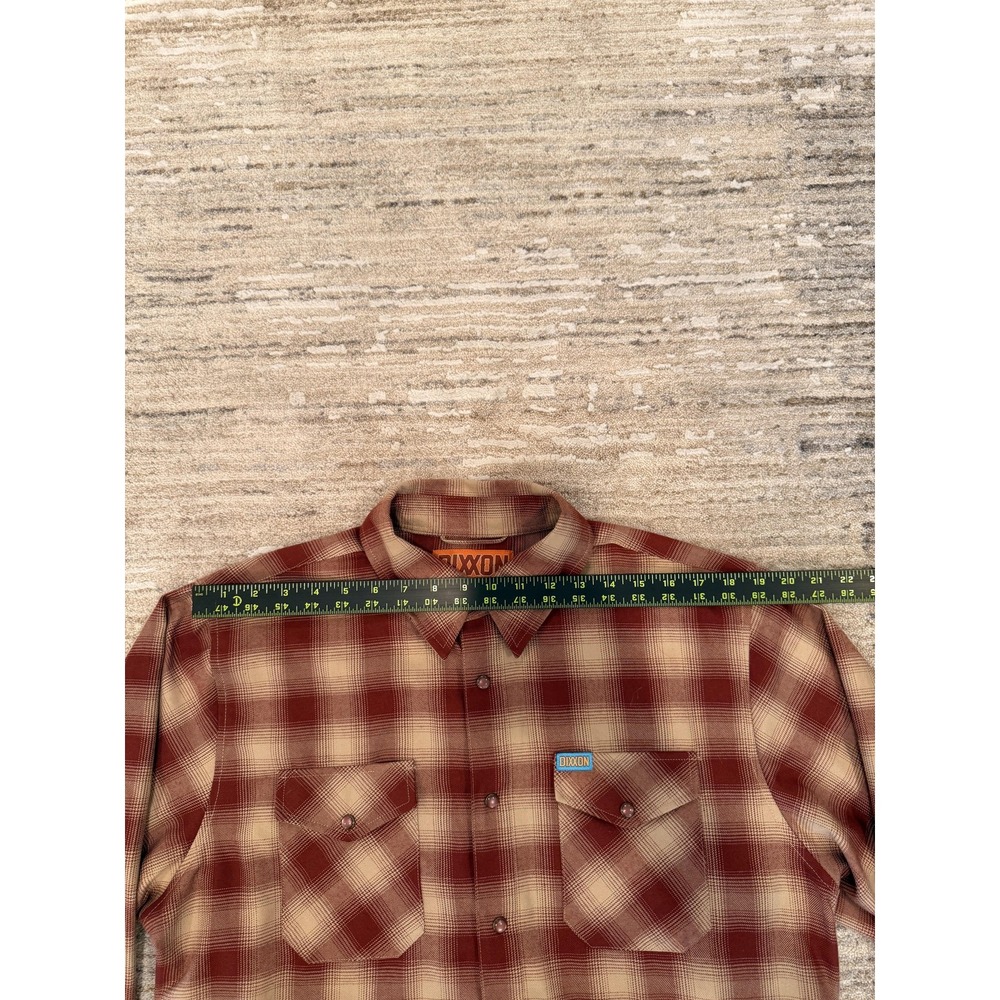 Dixxon Flannel Company Shirt Mens Plaid Pueblo Pearl Snap Button Long Sleeve L - Picture 15 of 16